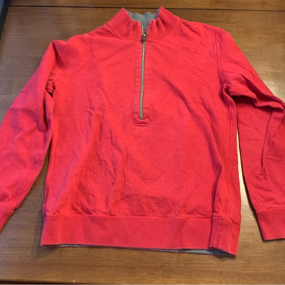 Tommy Bahama Quarter Zip Reversible Pullover - great condition